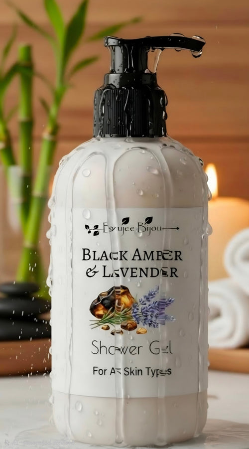 Black Amber & Lavender Shower Gel